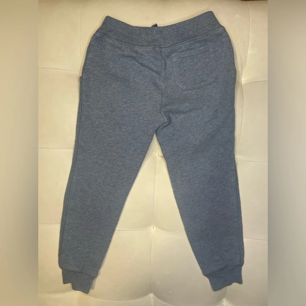 Ralph Lauren Blue Joggers with Pink Logo